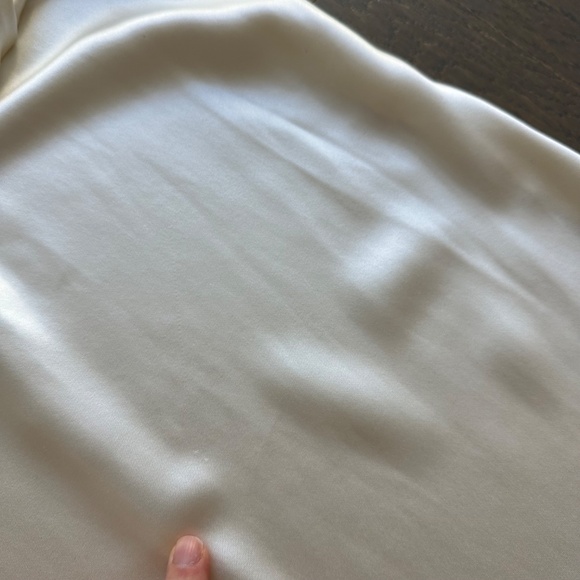 Reformation RONDA White Ivory Silk Maxi Dress Gown Bridal Wedding - Sz 6 w/ tags - Picture 9 of 14